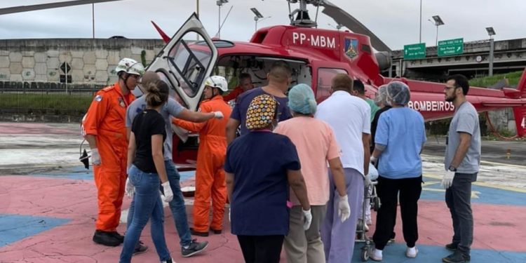Sobrevivente de tragédia na Ponta Negra é transferido para Hospital Saracuruna