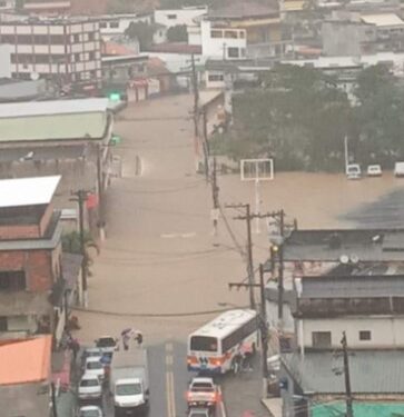 Chuva castiga Lídice, Rio Claro e a RJ-155