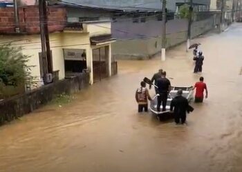 Chuva acumulada em Lídice atinge 140mm em 6 horas