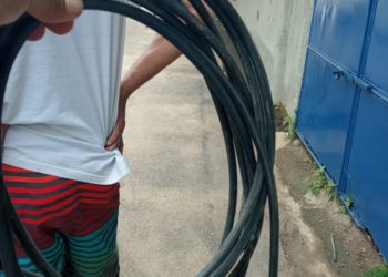 Ladrão é detido furtando cabos de iluminação em viaduto de Barra Mansa