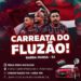 Torcedores do Fluminense fazem carreata para comemorar o título do Campeonato Carioca