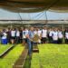 Alunos da Apae visitam produção de hortaliças em Santa Rita de Cássia