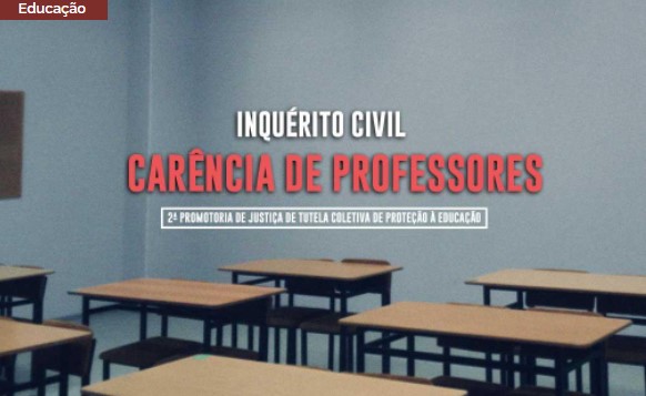 MP vai investigar carência de professores na rede estadual de ensino