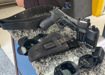 Polícia Militar apreende simulacro de arma em Arrozal