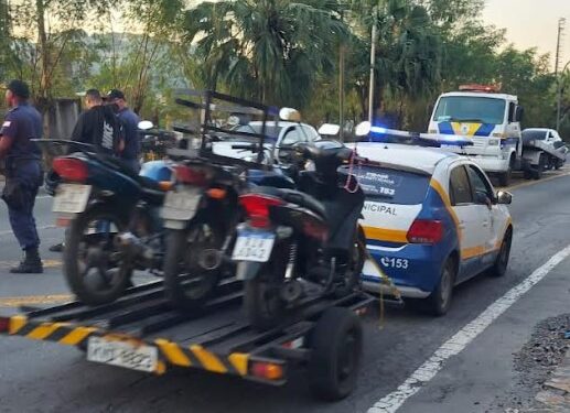 GM faz operação para fiscalizar motos irregulares