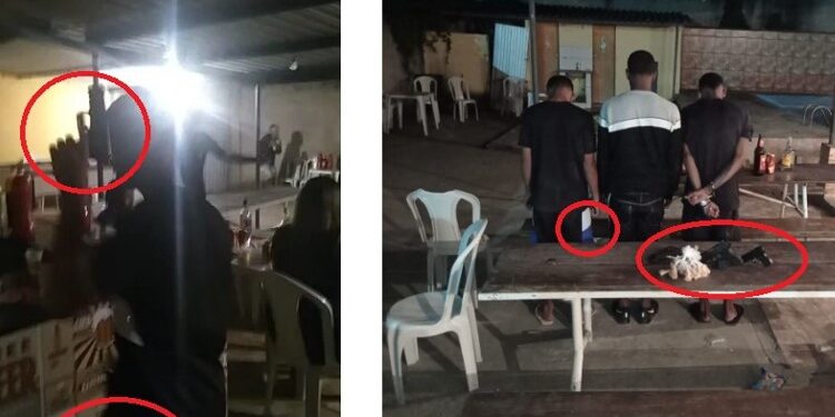 Barra Mansa: PM acaba com baile funk clandestino regado a armas e drogas