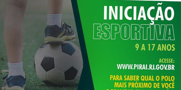 Piraí abre inscrições para aulas de iniciação esportiva e alto rendimento