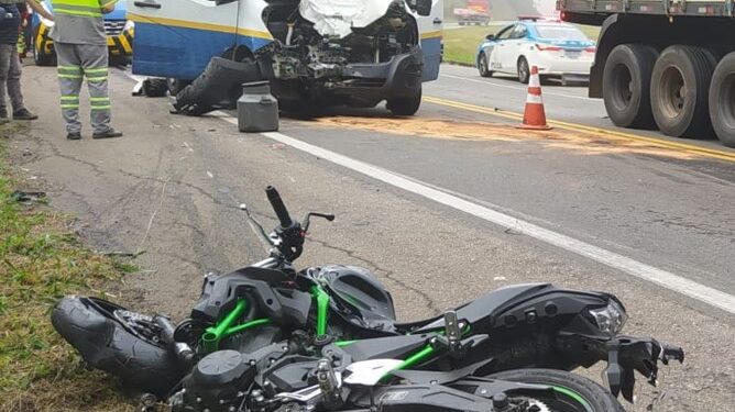 Policial militar morre em acidente na BR-393 em Dorândia