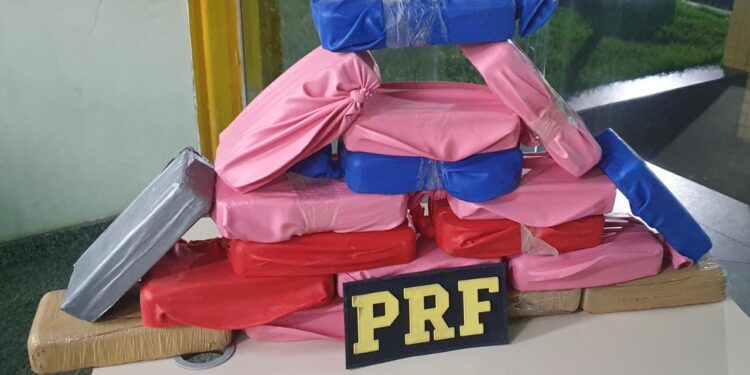 Homem é preso com 18,700 kg cocaína e 1,150 kg de maconha em Piraí
