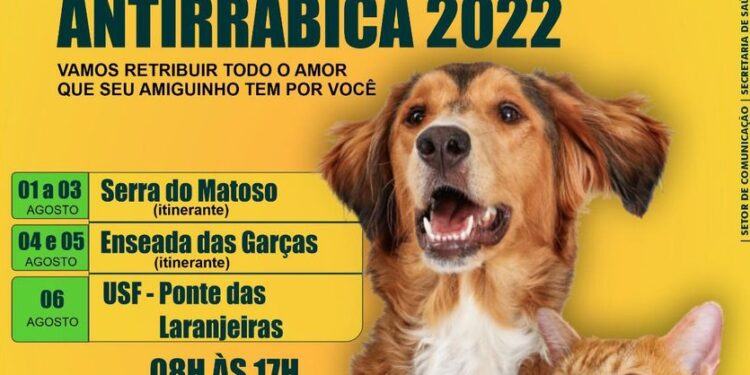 Piraí divulga calendário de Vacinação Antirrábica