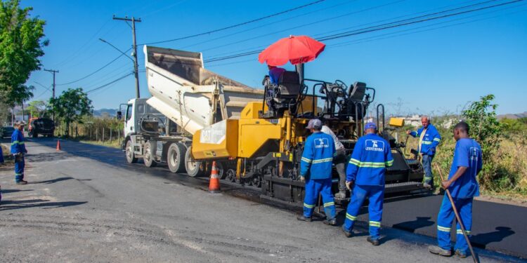 Porto Real avança nas obras da Avenida Dom Pedro II