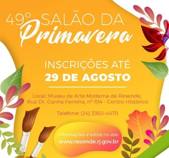 Inscrições para o 49º Salão da Primavera até 29 de agosto