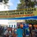 Manifestação pede solução da Caixa sobre o Cores da Barra em BM