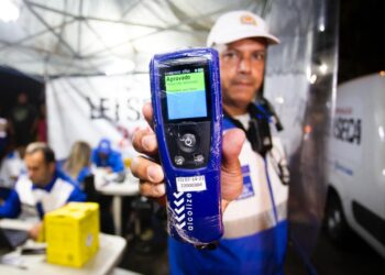 Operação Lei Seca aponta alto índice de motoristas embriagados em Paraty