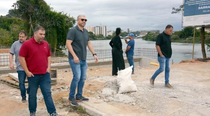 Prefeito Rodrigo Drable acompanha obras em andamento no município