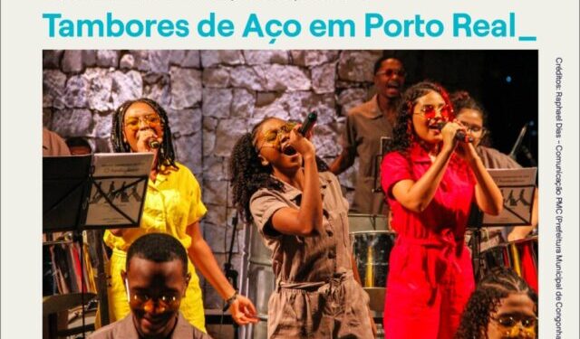 Tambores de Aço se apresentam hoje no Horto de Porto Real