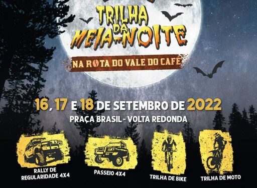 XX Trilha da Meia Noite agita Volta Redonda neste fim de semana
