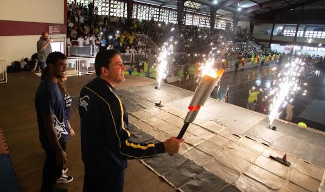 VR: bicampeão olímpico de vôlei Giovani Gávio na abertura do Jevre 2022