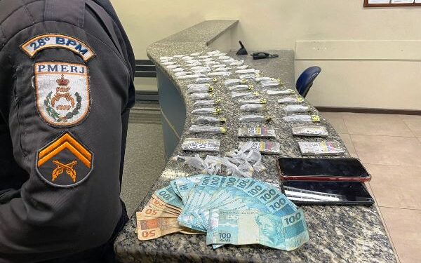 Homem é preso por tráfico no Getúlio Vargas, em BM