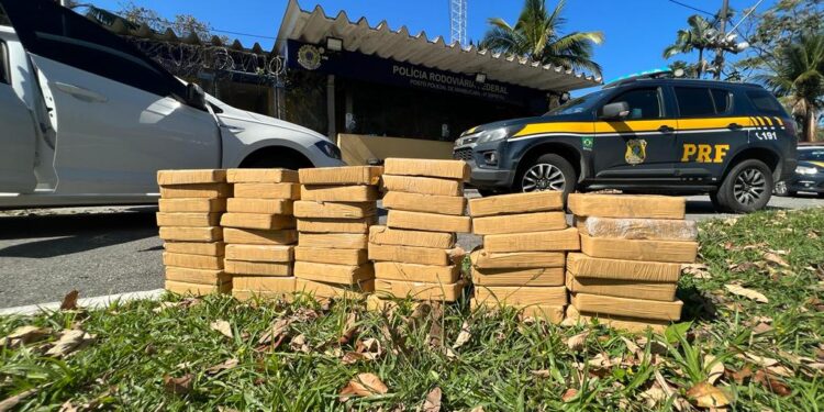 PRF apreende 50 tabletes de pasta base de cocaína em Paraty