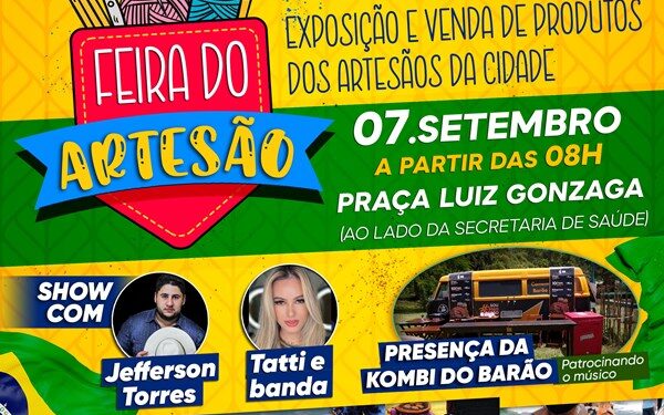 Pinheiral realiza feira dos artesãos nesta quarta-feira
