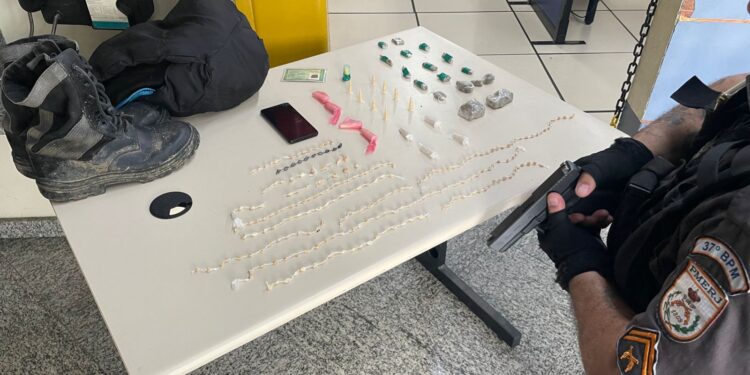 Menor é apreendido com drogas em Porto Real