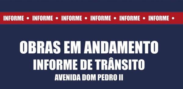 Prefeitura de Porto Real interdita Avenida Dom Pedro II para obras
