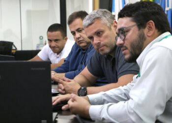 Rodrigo Drable conversa sobre avanço das obras do Pátio de Manobras com representantes da MRS