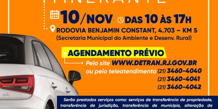Pinheiral terá vistoria itinerante do Detran