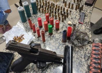 Após perseguição contra criminoso, PM apreende armas e munição em Itatiaia