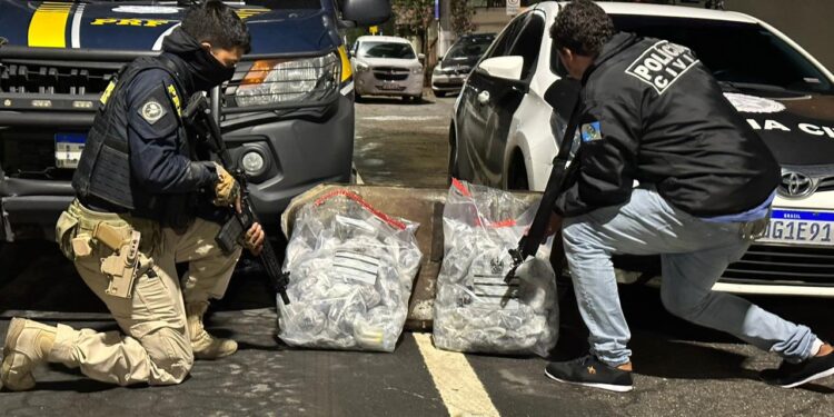 Homem é preso com quase 5 mil pinos de cocaína na Dutra, em Piraí