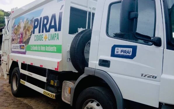Prefeitura de Piraí compra novo caminhão para a coleta de lixo na cidade