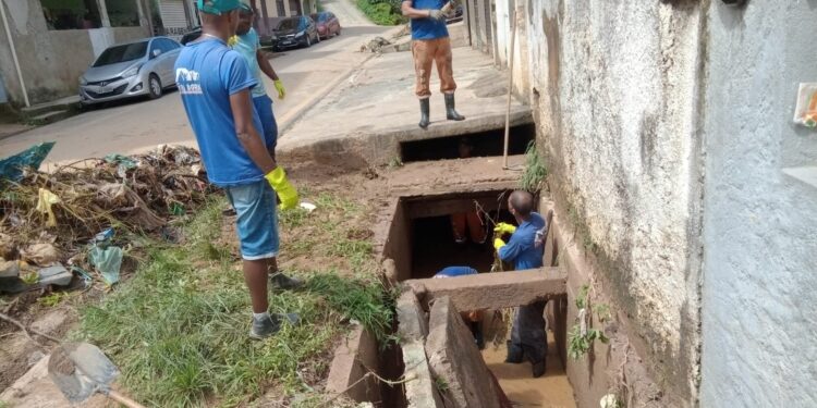 Barra do Piraí abre frentes de limpeza após fortes chuvas