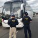 Veículos de transporte são fiscalizados na Via Dutra, em Itatiaia