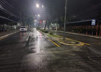 Equipes de manutenção de VR viraram a madrugada para limpar a cidade