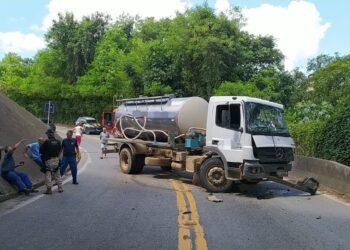Motorista alcoolizado causa acidente na Dutra, em Barra Mansa