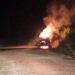 Carro usado em execução no bairro Paraíso é encontrado incendiado em Resende