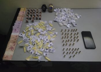 Dois homens são presos por tráfico de drogas em Porto Real