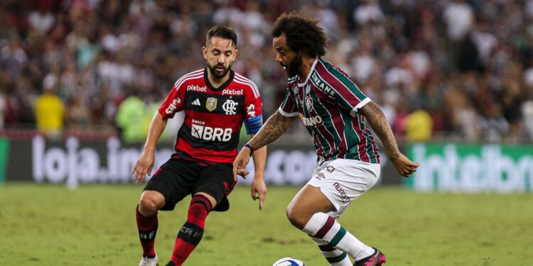Fluminense segura empate com o Flamengo mesmo com um a menos