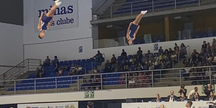 Atletas de Piraí conquistam ouro, prata e bronze no Campeonato Brasileiro de Ginástica de Trampolim