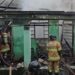 Casa é destruída por incêndio no bairro Vista Alegre, em Barra Mansa