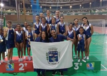 Atletas de Pinheiral conquistam 9 medalhas em Torneio Estadual de Ginástica de mini trampolim