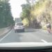 Vídeo mostra acidente envolvendo ciclista na Serra das Araras, na Dutra