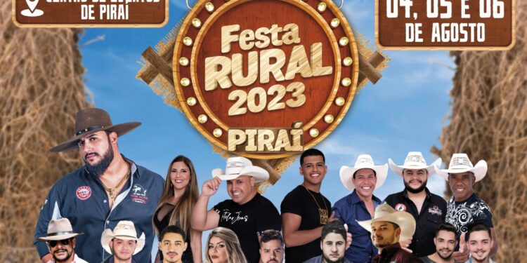 Piraí realiza Festa Rural em agosto
