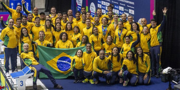 Brasil encerra Mundial de Natação Paralímpica com 46 pódios