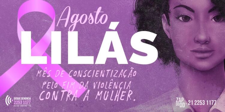 Agosto Lilás: Disque Denúncia promove campanha contra a violência doméstica