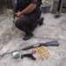 PM apreende espingarda, pistola de air soft e munição em Miguel Pereira