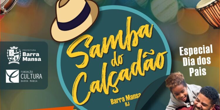 Dia dos Pais será celebrado com samba em Barra Mansa