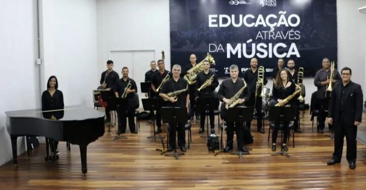 Big Band do Música nas Escolas apresenta clássicos do Rock nesta quinta em Barra Mansa