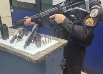 Polícia Militar apreende armas no Getúlio Vargas, em Barra Mansa